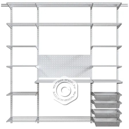 гардеробная система практик home гараж 2 белая гардеробная система практик home гараж 2 белая