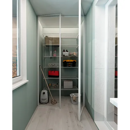 гардеробная система практик home балкон 1 белая гардеробная система практик home балкон 1 белая