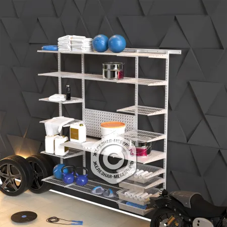 гардеробная система практик home гараж 2 белая гардеробная система практик home гараж 2 белая